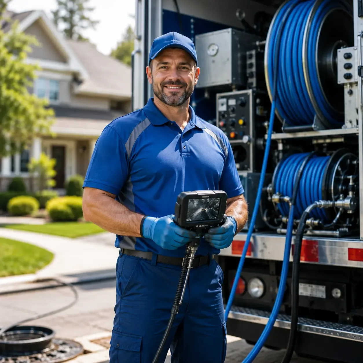 Local outdoor drain cleaning specialists in Hudson, MI